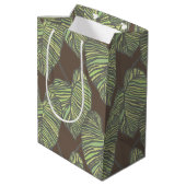 Hawaïaanse print medium cadeauzakje (Achterkant Gekanteld)