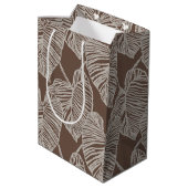Hawaïaanse print medium cadeauzakje (Achterkant Gekanteld)