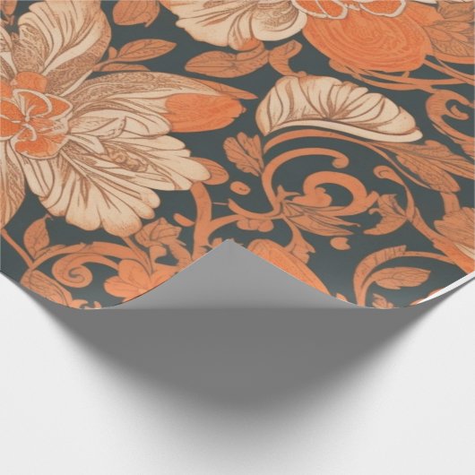 Hawaïaanse print Ohai Alii v2 patroon Wrapping Pap Cadeaupapier (Hoek)