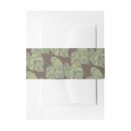 Hawaiaanse print  uitnodigingen wikkel (Voorkant Voorbeeld)