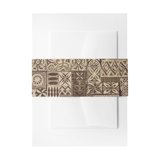 Hawaiaanse print  uitnodigingen wikkel (Voorkant Voorbeeld)
