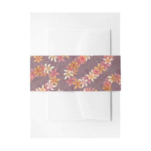 Hawaiaanse print  uitnodigingen wikkel (Voorkant Voorbeeld)