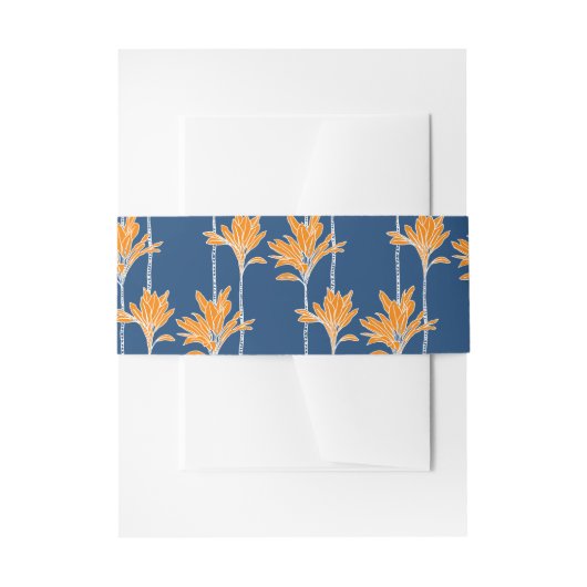 Hawaiaanse print  uitnodigingen wikkel (Voorkant Voorbeeld)
