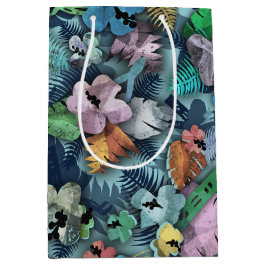 Hawaïaanse print voor elektricien met gereedschap medium cadeauzakje