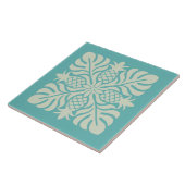 Hawaïaanse Quilt Ananas Tegeltje (Zijkant)