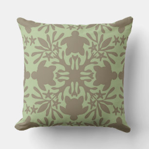 Hawaiaanse quilt zee schildpad honu werp kussen