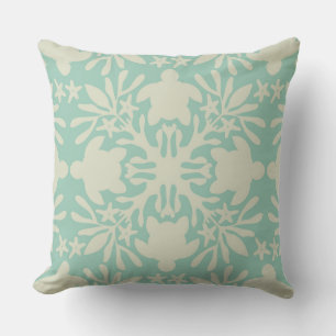 Hawaiaanse quilt zee schildpad honu werp kussen