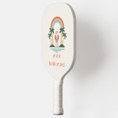 Hawaiaanse/Rainbow/Palms Kerstman Pickleball Paddle (Links)