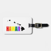 Hawaïaanse regenboog 2 bagagelabel (Voorkant horizontaal)
