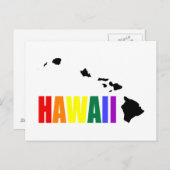 Hawaïaanse regenboog 2 briefkaart (Voorkant / Achterkant)