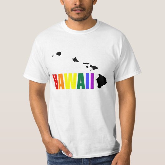 Hawaïaanse regenboog 2 t-shirt (Voorkant)