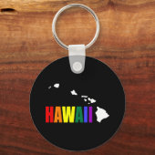 Hawaïaanse regenboog 3 sleutelhanger (Voorkant)