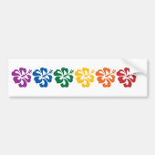 Hawaïaanse regenboog bumpersticker (Voorkant)