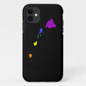 Hawaïaanse regenboog Case-Mate iPhone case (Achterkant)