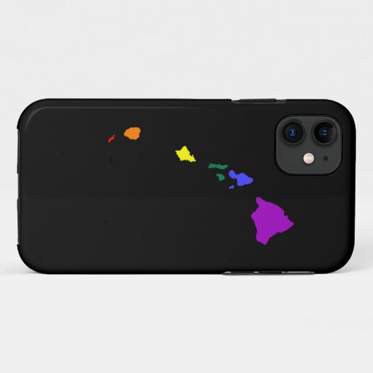 Hawaïaanse regenboog Case-Mate iPhone case (Achterkant (horizontaal))