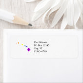 Hawaïaanse regenboog etiket (Insitu)