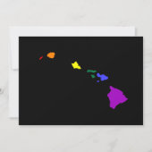 Hawaïaanse regenboog kaart (Voorkant)