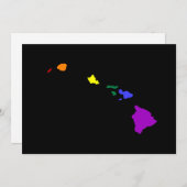 Hawaïaanse regenboog kaart (Voorkant / Achterkant)