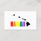 Hawaïaanse regenboog visitekaartje (Voorkant)