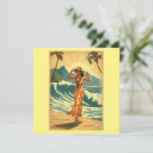  Hawaïaanse reizen Honolulu Mid-Pacific Kaart (Staand voorkant)