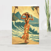 Hawaïaanse reizen Honolulu Mid-Pacific Kaart (Voorkant)