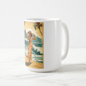  Hawaïaanse reizen Honolulu Mid-Pacific Koffiemok (Voorkant rechts)