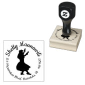 Hawaïaanse retouradres stempel Hula Dancer Custom (Gestempeld)