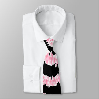 Hawaïaanse Roze Plumeria Lei Elegante Bloemen Stropdas