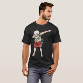 Hawaïaanse santa dab dance Mele Kalikimaka christm T-shirt (Voorkant volledig)