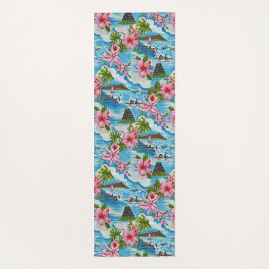 Hawaïaanse scènes yogamat (Achterkant)