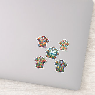 Hawaiaanse shirts zomer mode sticker