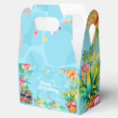 Hawaïaanse splash zomer zwembad verjaardag bash bedankdoosjes (Geopend)