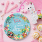 Hawaïaanse splash zomer zwembad verjaardag bash papieren bordje (Feest)