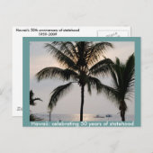 Hawaïaanse staat briefkaart (Voorkant / Achterkant)