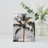Hawaïaanse staat briefkaart (Staand voorkant)
