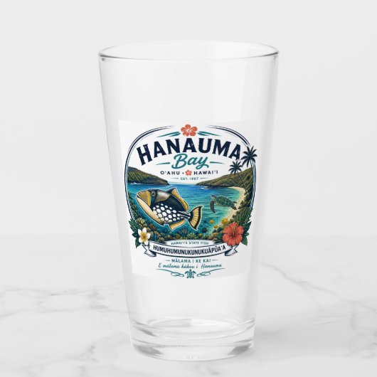 Hawaiaanse Staatsvis Glas (Voorkant)