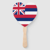 Hawaïaanse staatsvlag handwaaier (Achterkant)
