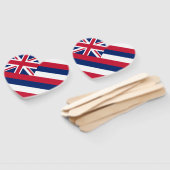 Hawaïaanse staatsvlag handwaaier (Niet-gemonteerd)