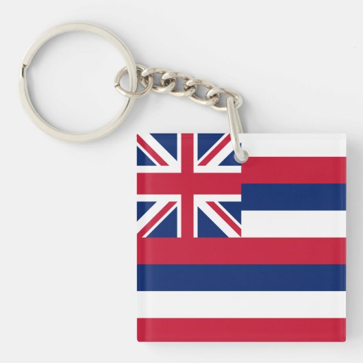 Hawaïaanse staatsvlag sleutelhanger (Voorkant)