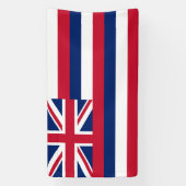 Hawaïaanse staatsvlag spandoek (Verticaal)
