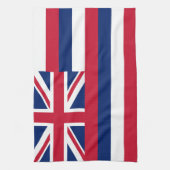 Hawaïaanse staatsvlag theedoek (Verticaal)