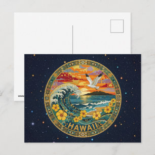 Hawaiaanse staatsymbolen van de VS Briefkaart