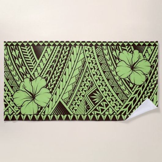 Hawaïaanse stam strandlaken (Voorkant)