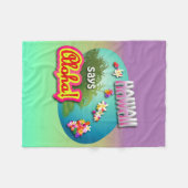 Hawaïaanse stijl fleece deken (Voorkant (Horizontaal))