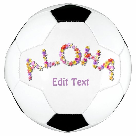 Hawaïaanse stijl voetbal (Voorkant)