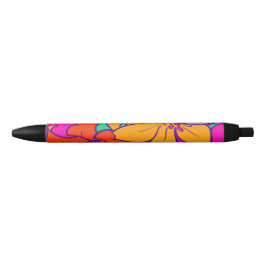 Hawaïaanse stijl zwarte inkt pen