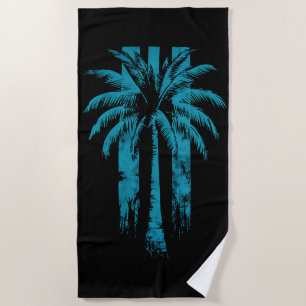 Hawaiaanse strand zomer tropische vakantie palmboo strandlaken