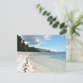 Hawaiaanse stranduitnodiging kaart (Staand voorkant)
