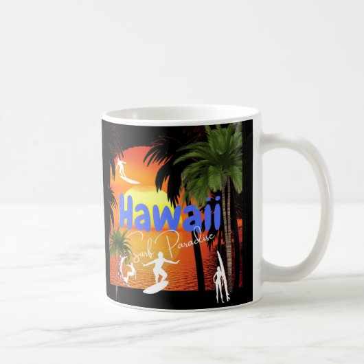 Hawaiaanse Surfgozer Koffiemok (Rechts)