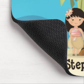 Hawaiaanse Surfmeisje Muismat (Hoek)